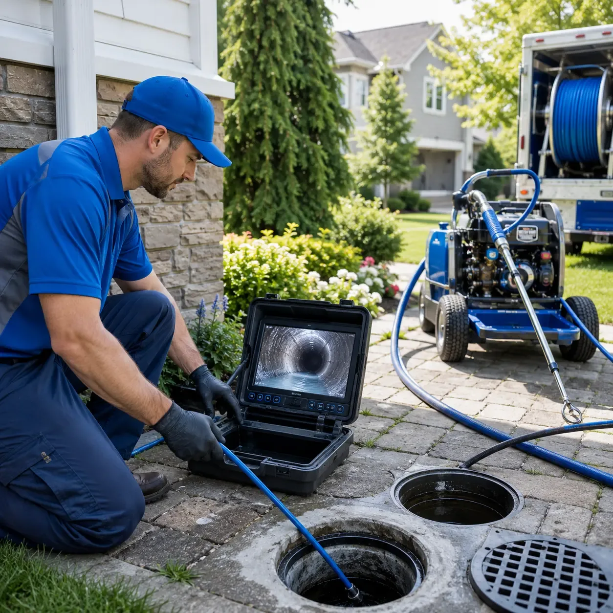 Outdoor drain cleaning professionals serving East Prospect, PA